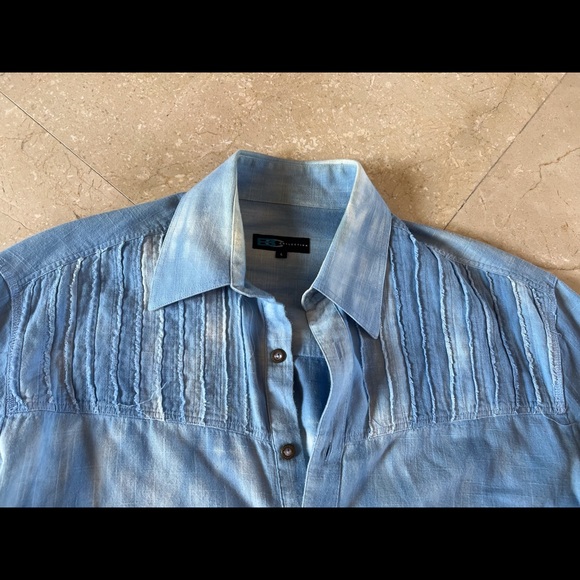 BC Collection Denim Shirt L - Picture 3 of 5